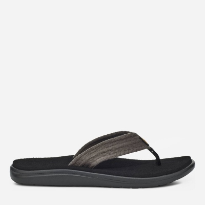 Teva Men's Voya Canvas Flip Flops Sale NZ (VJYAZ-2485)